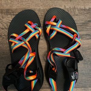NEW Rainbow Pride Chaco Sandals Size 7